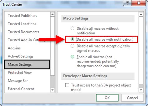 Enable Or Disable Macros In Excel Pagir