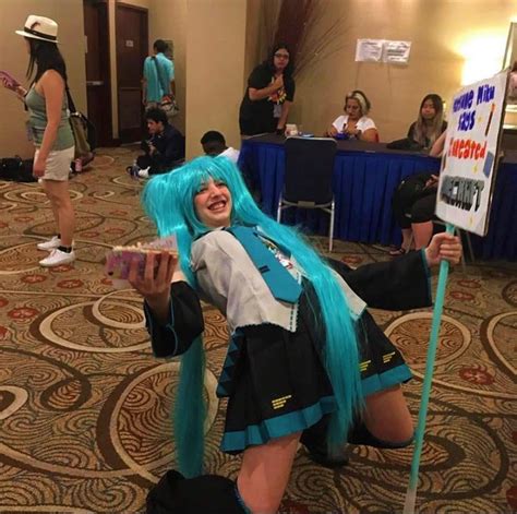 I Cant Find My Miku Pigtails So Have A Miku Cos From Lcac 2019 I Go By