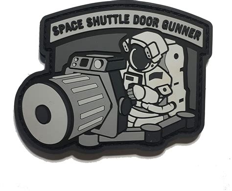 The Pvcrubber Tactical Space Shuttle Door Gunner Patch