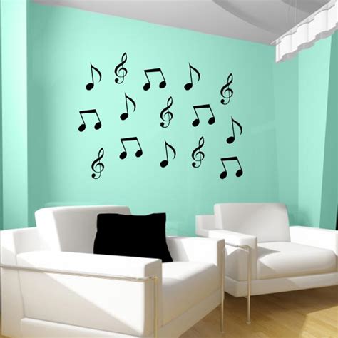 Music Note Wall Decals Music Note Wall Decor