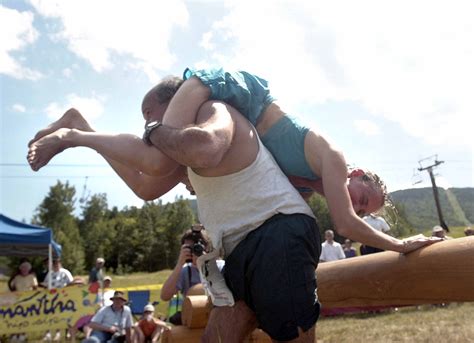 North American Wife-Carrying Championship: Elliot And Giana Storey Win ...