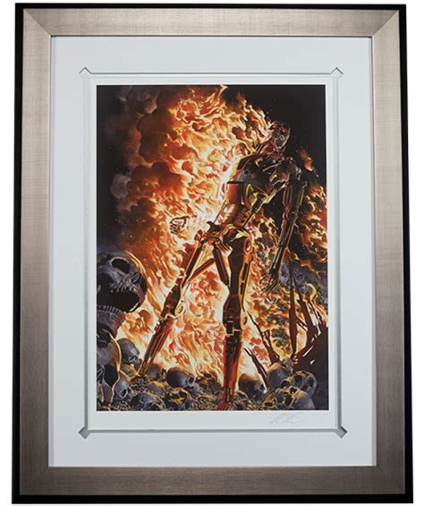 Terminator Terminator The Burning Earth Art Print by Alex ...