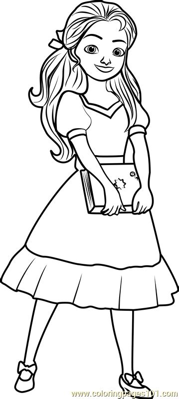 Disney Isabella Coloring Page Coloring Pages
