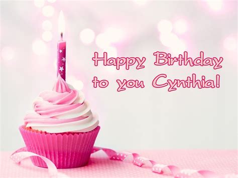Happy Birthday Cynthia