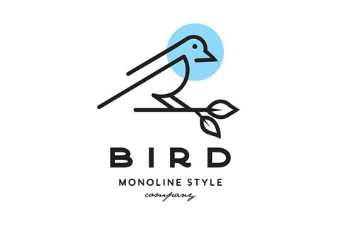 Outline Bird Logo Branding And Logo Templates ~ Creative Market