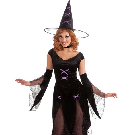 Sexy Black Gothic Madonna Of Salem Witch Adult Womens Halloween Costume Std