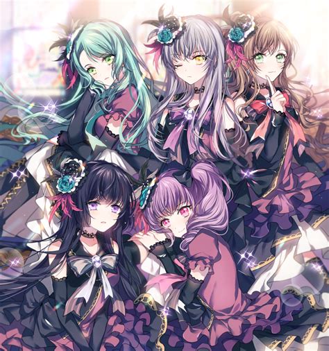 Roselia wall by yuiny on deviantart. Roselia (BanG Dream!) - BanG Dream! Girls Band Party ...