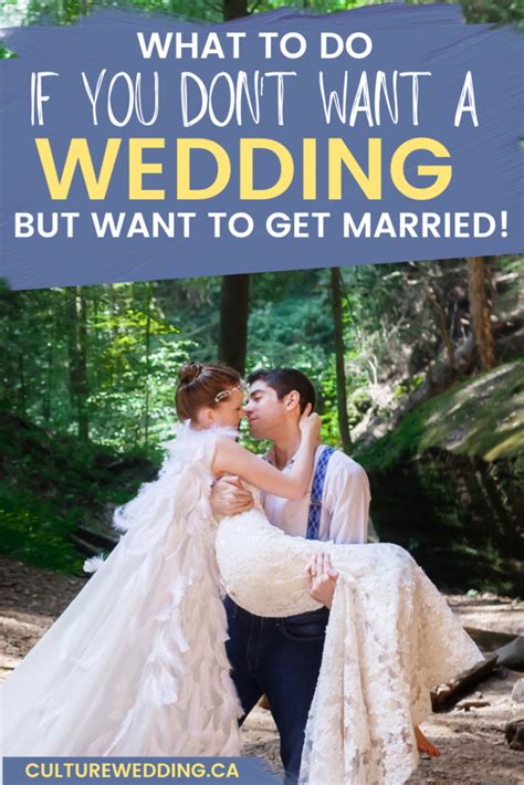 Getting Married Without A Wedding Here Is What To Do Instead