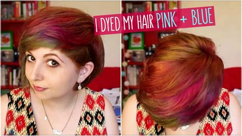Check spelling or type a new query. Dyeing My Hair PINK & BLUE (From Ginger Hair) - YouTube
