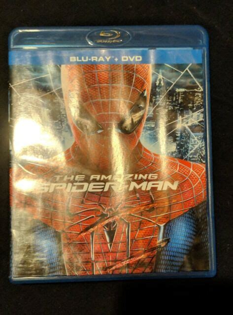 The Amazing Spider Man Blu Ray DVD 2012 3 Disc Set Includes Digital