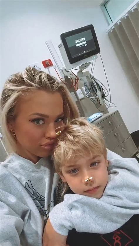 Tammy Hembrow Dotes On Lookalike Son Wolf Five As She Rushes Him To