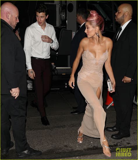 shawn mendes and hailey baldwin step out together at met gala 2018 after party photo 4079443
