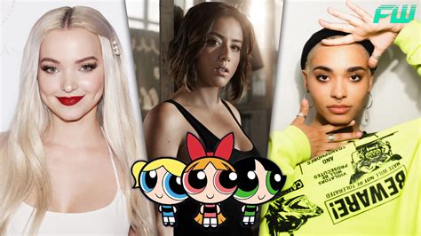 powerpuff girls live action show casts dove cameron chloe bennet and yanna perrault