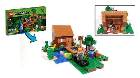 Lego Moc Minecraft Village From 21125 Treehouse By Sebbl