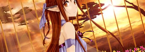 2500x900 Sword Art Online Yuuki Asuna Girl 2500x900 Resolution