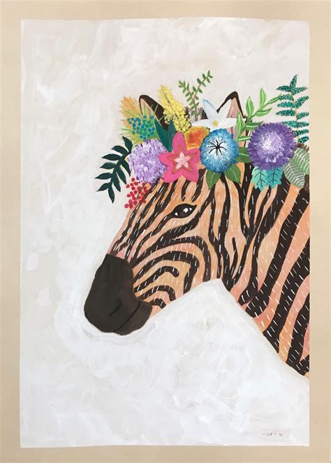 Art Room Britt Mia Charro Animals With Floral Crown