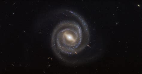 Image Hubbles Barred And Booming Spiral Galaxy