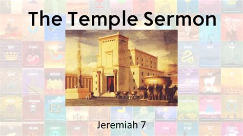 The Temple Sermon Of Jeremiah Youtube