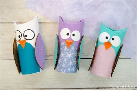 Adorable Toilet Paper Roll Owl Craft Projects With Kids