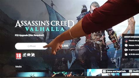 Upgrade Ps Assassins Creed Valhalla Disc To Free Ps Digital Edition