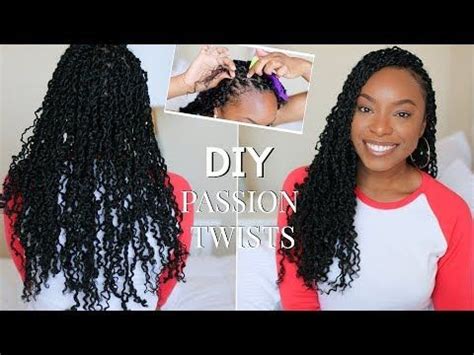 You can then use this piece of hair to pin back off of the face. How To | EASY Passion Twists Using The Rubber Band Method | Step-By-Step Beginner Friendly ...