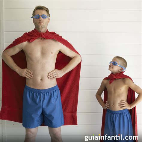 Jugando A Superhéroes Fotos De Padres E Hijos Ideas