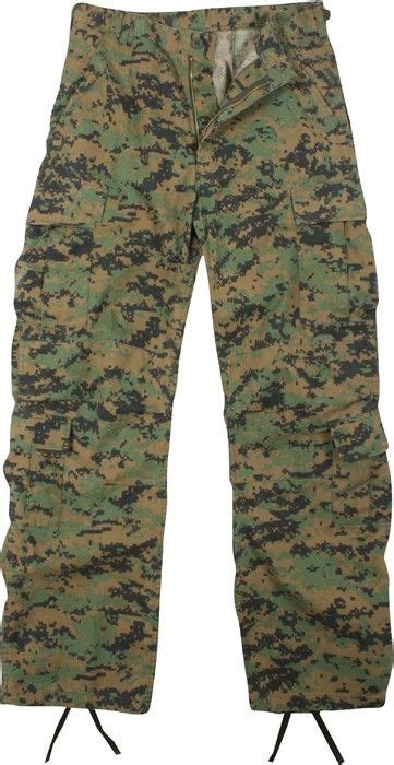 Woodland Digital Camouflage Vintage Military Paratrooper Bdu Pants
