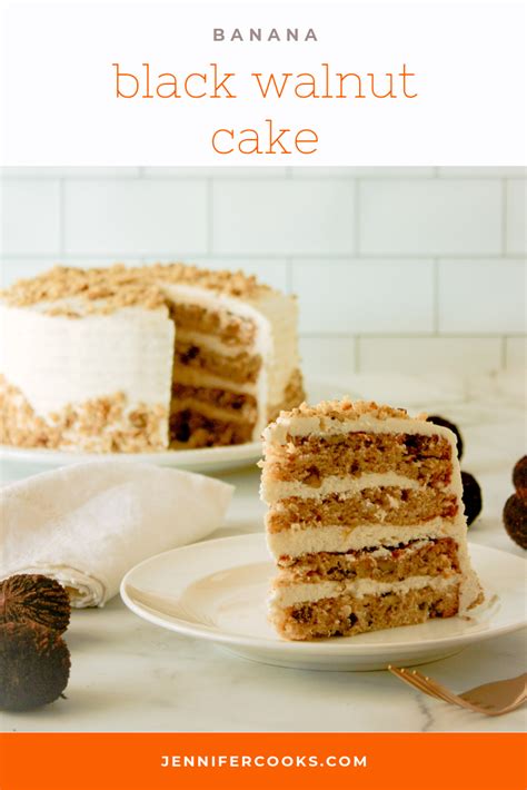 To make the frosting, mix together the cream cheese and mascarpone. Banana Black Walnut Cake with Cream Cheese Frosting | Recipe in 2020 (With images) | Black ...