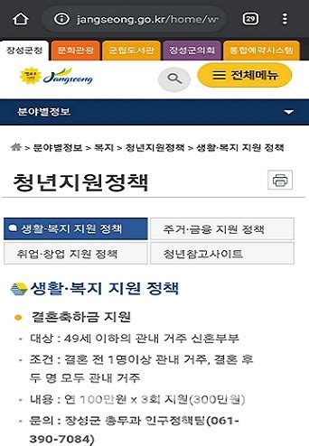  보건복지부 누리집 막대 광고(배너) . 장성군, 누리집에 '청년정책 통합정보 게시판' 신설 - 뉴스워커