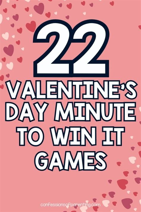 22 valentine s day minute to win it games