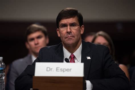 Mark Esper Sworn In As Us Defense Secretary