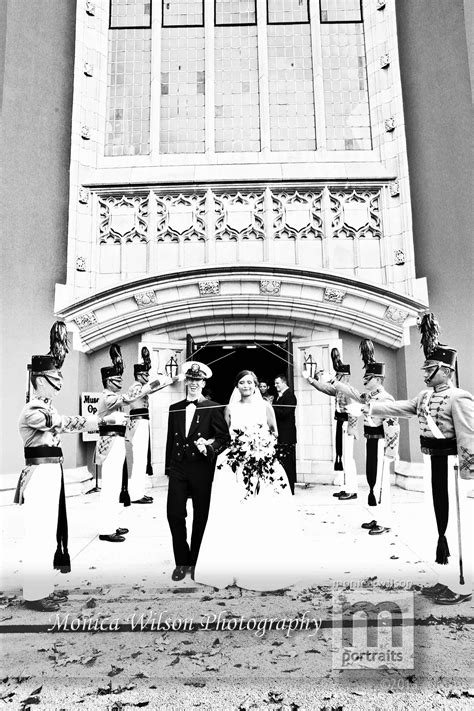 Wedding Vmi Chapel Bride And Groom Monica Wilson Photography