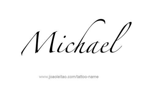 Michael Tattoo Name Design Antonyediromiqo