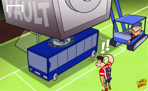 Cartoon of the Day: April - Mourinho parks his bus in ...