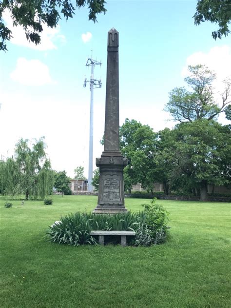 Obelisk In Franklinton Cemetery · Ohio Outdoor Sculpture