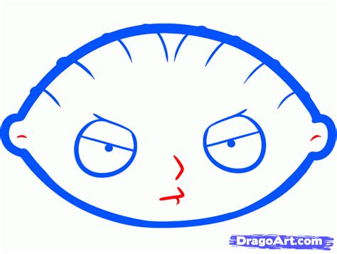 Step 3. How to Draw Stewie Easy I suggest you take a look at this cool website for more tips: