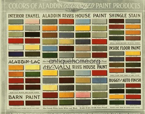 Historic Bungalow Colorsvintage Palette1910 To 1920 House