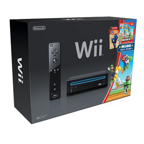 Nintendo Wii Bundle With New Super Mario Bros Wii Game And Exclusive