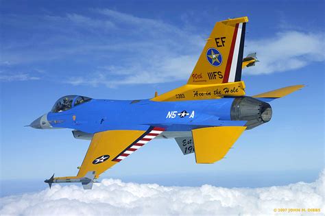 Colorful F 16 Represents 90 Years Of History National Guard Guard