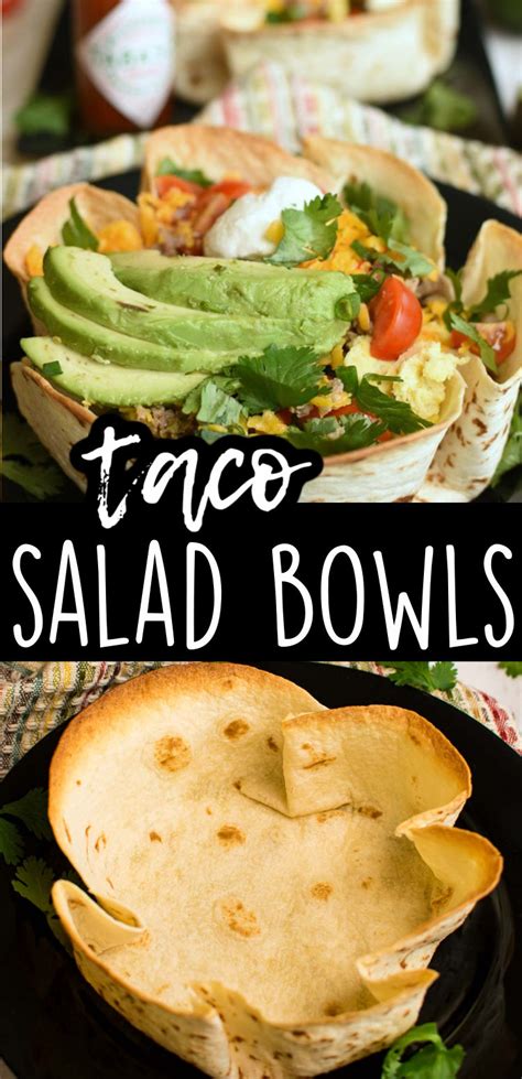 Homemade Tortilla Bowl For Taco Salad Pitchfork Foodie Farms