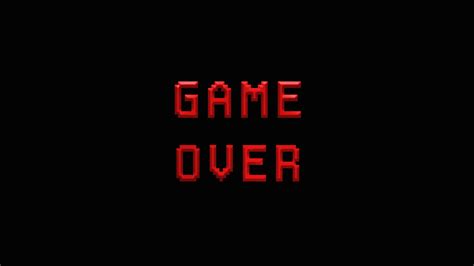 Game Over Fondo De Pantalla 5k Ultra Hd Id10431