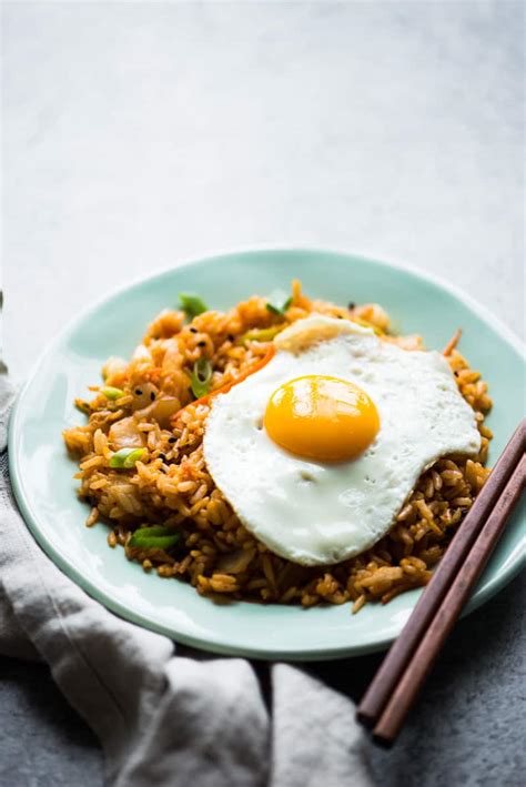 Kimchi Fried Rice Healthy Nibbles And Bits