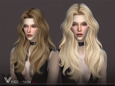 Wings Tz0314 Hair By Wingssims At Tsr Sims 4 Updates