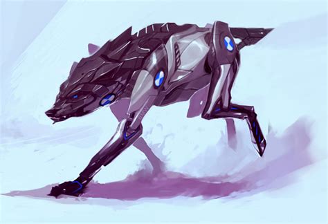 Bionic Mecha Wolf V2 By Leebleeb On Deviantart