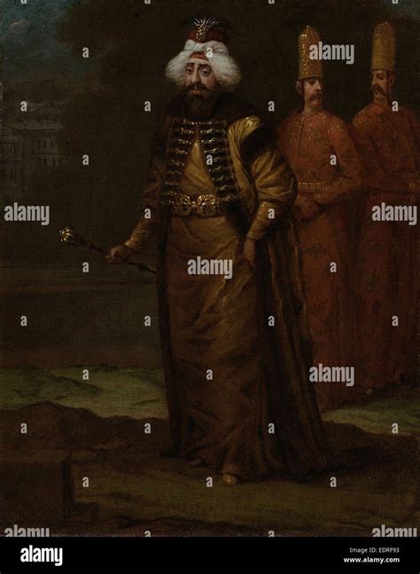 Sultan Ahmed III Jean Baptiste Vanmour C 1727 C 1730 Stock Photo