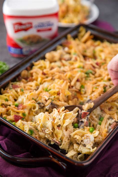 Loaded Cheesy Chicken Noodle Casserole 10 The Chunky Chef