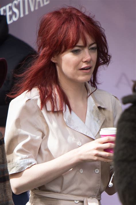 View this photo on instagram @disneycruella / via. EMMA STONE on the Set of Cruella in London 09/01/2019 ...