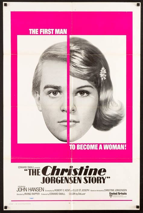 the christine jorgensen story movie poster 1970 1 sheet 27x41