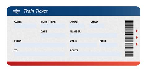 Free Printable Train Ticket Template Printable Templates