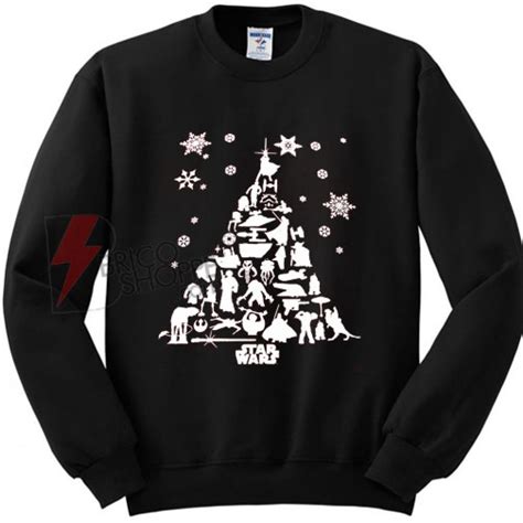 Star Wars Tree Christmas Sweatshirt On Sale 2600